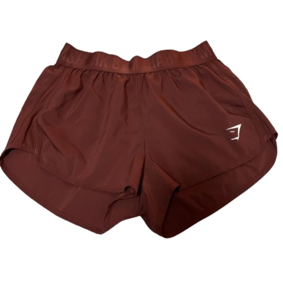 Gymshark Pants - Gym shark training loose fit shorts | Cherry Brown |